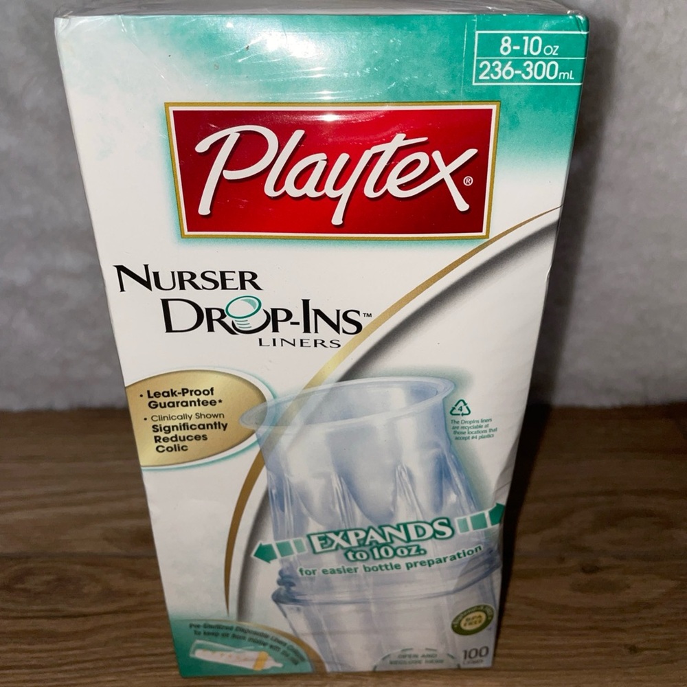 Playtex Nurser Drop-Ins Liners 8-10oz 100ct NEW